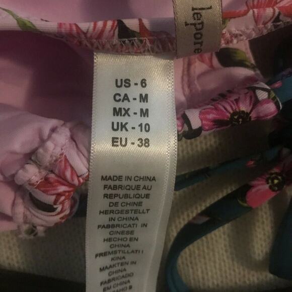 Nanette Lepire Swim Tankini Floral Bathing Swim - Picture 5 of 12